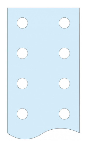 ПЕРФОРИРОВАННАЯ ШИНА, 80Х10 ММ