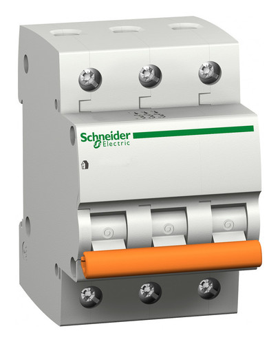 Автоматический выключатель Schneider Electric Домовой 3P 50А (C) 4.5кА
