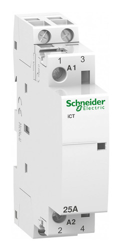 Модульный контактор Schneider Electric iCT 2P 25А 230/48В AC