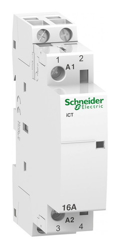 Модульный контактор Schneider Electric iCT 2P 16А 230/24В AC