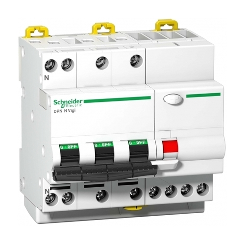 Дифавтомат Schneider Electric Acti9 4P 20А (C) 6кА 30мА (AC)