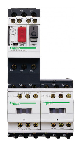 Пускатель Schneider Electric TeSys GV2DM 4А, 2.2кВт 400/24В