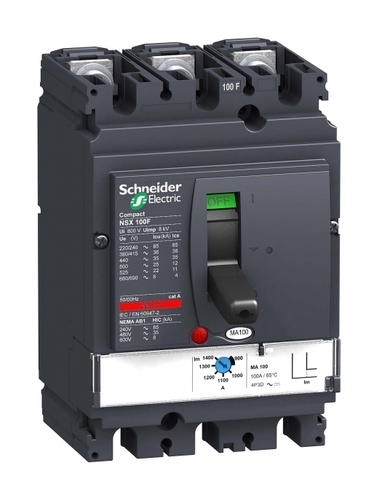 Силовой автомат Schneider Electric Compact NSX 100, MA, 36кА, 3P, 25А