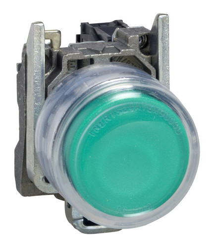 Кнопка Schneider Electric Harmony 22 мм, 24В, IP66, Зеленый