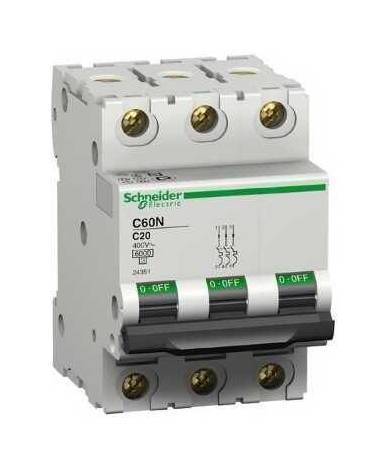 Автоматический выключатель Schneider Electric Acti9 3P 2А (C) 6кА