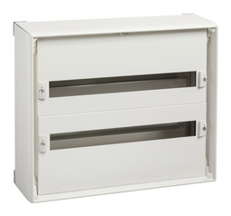 Распределительный шкаф Prisma Pack, 48 мод., IP30, навесной, сталь, бежевая дверь
