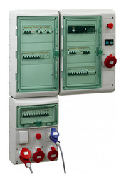 Распределительный шкаф KAEDRA, 36 мод., IP65, навесной, пластик, зеленая дверь