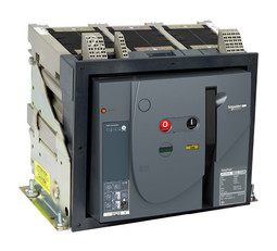 Воздушный автомат EasyPact MVS ET2I 1600А 3P, 50кА, электронный, стационарный, MVS16N3MF2L
