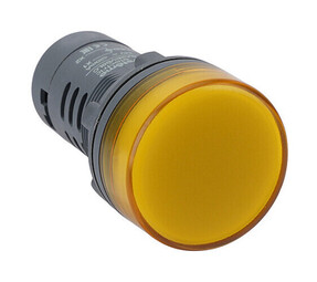 Сигнальная лампа SB7 моноблочная 22мм желтая LED 24В DC